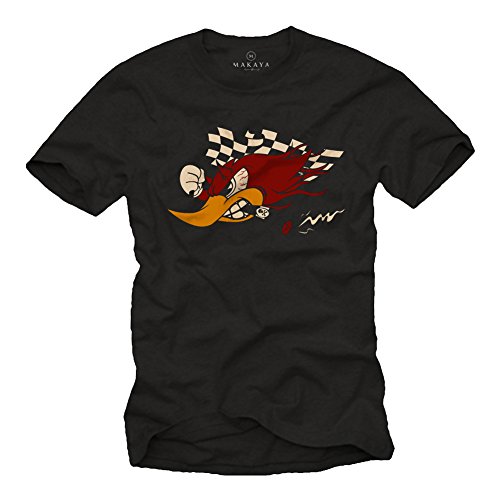 MAKAYA T-Shirt Uomo Motocross maglietta XL cotone