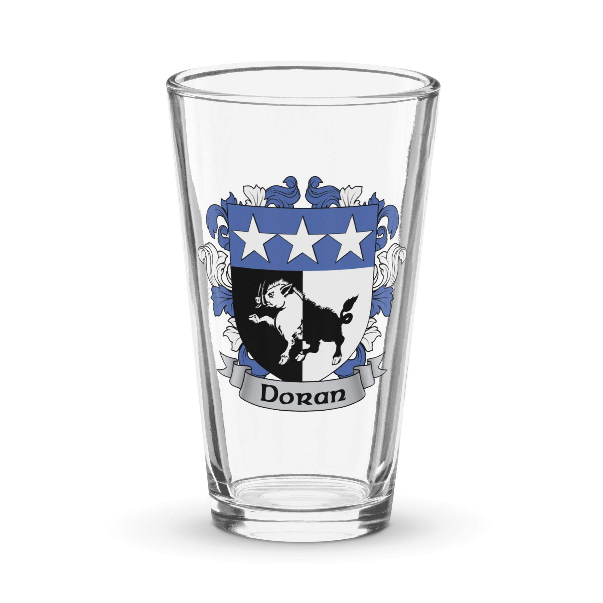 7.62 Drinkware Doran bicchiere pinta 473ml stemma irlandese