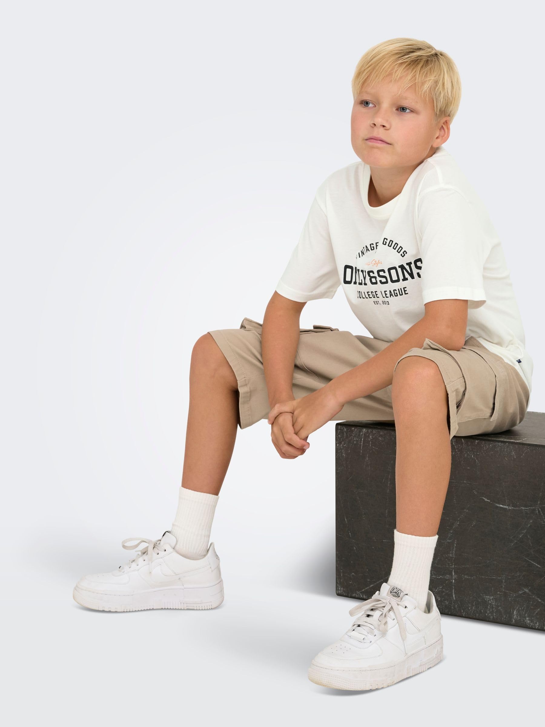 ONLY & SONS Osjlenny Life T-shirt Ballerino cotone ragazzo