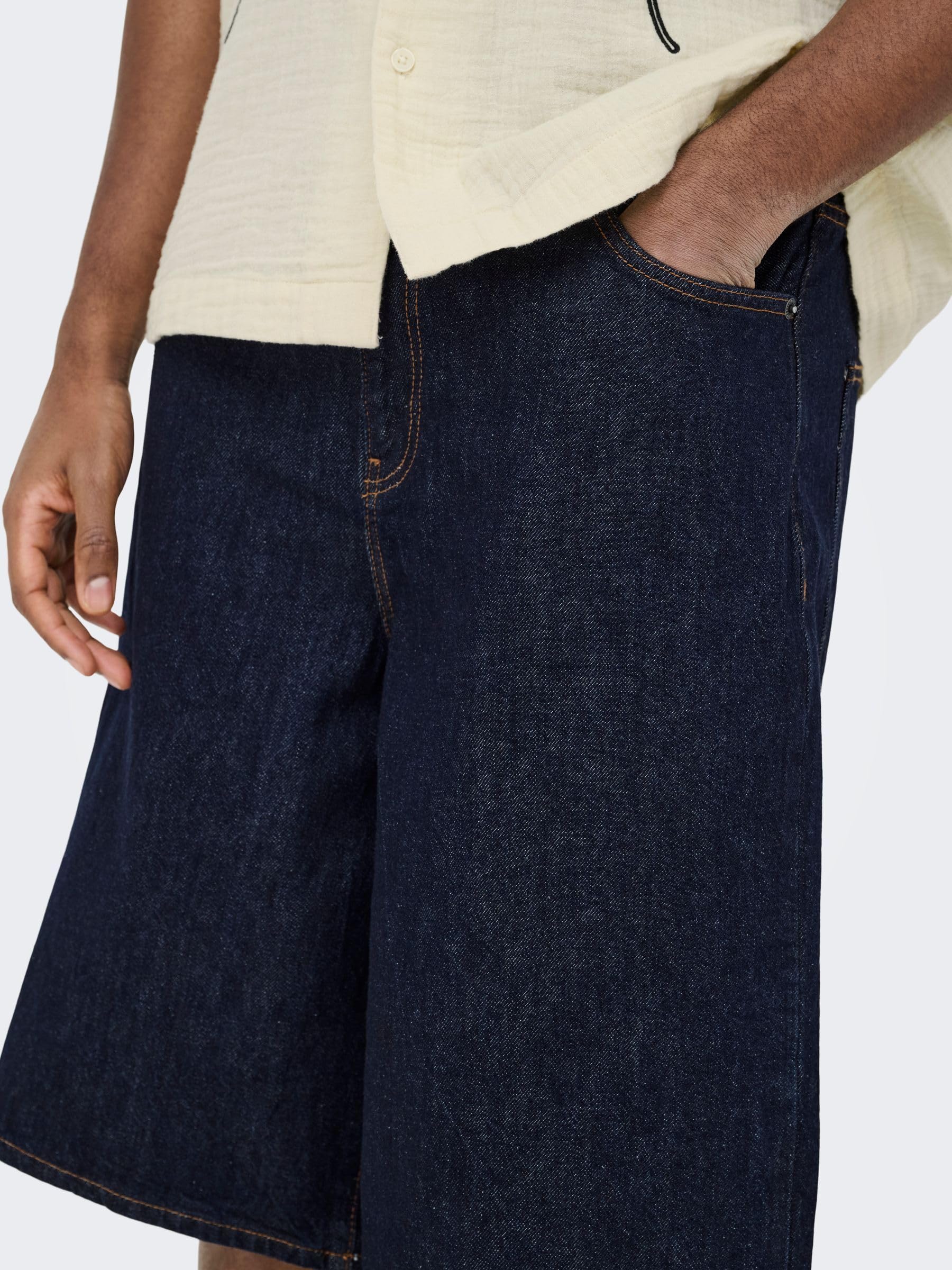 Only & Sons Onscarl Balloon Shorts Pantaloncini Blu Scuro L