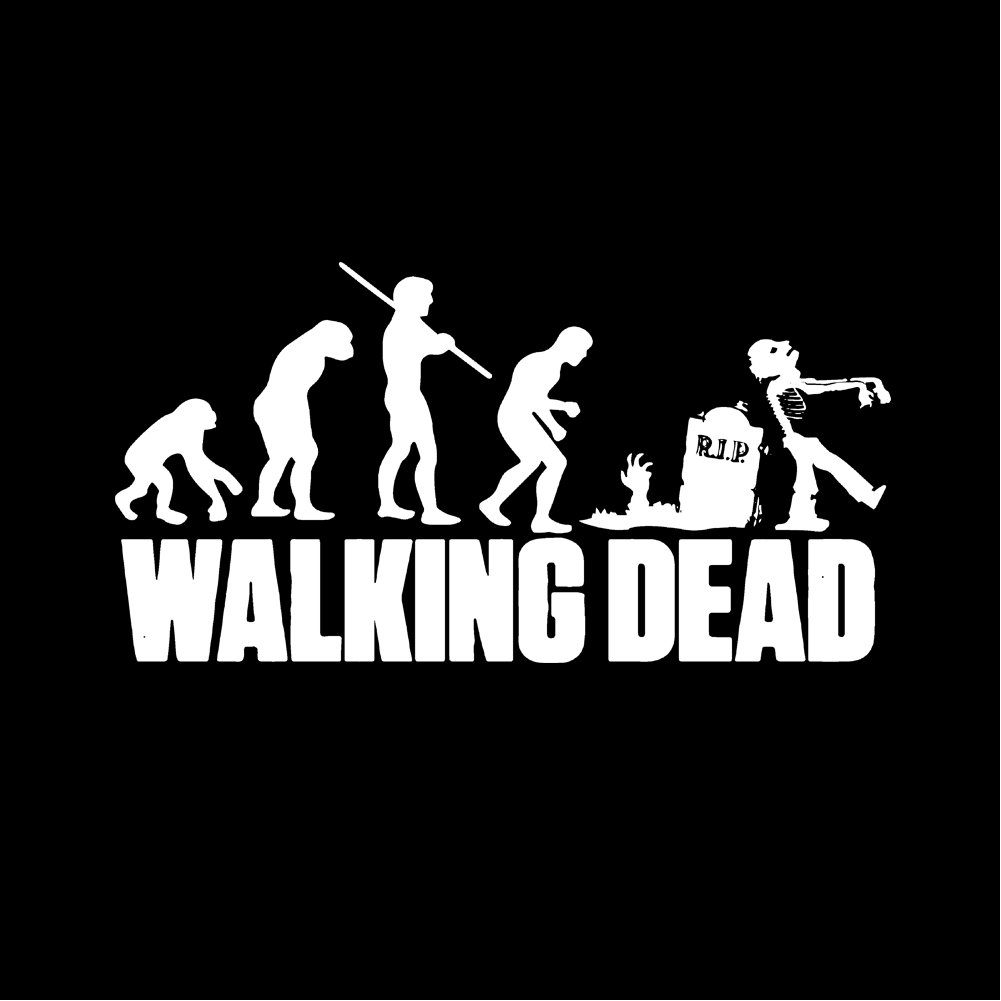 Makaya Zombie T-Shirt Donna Cotone Nera Taglia L