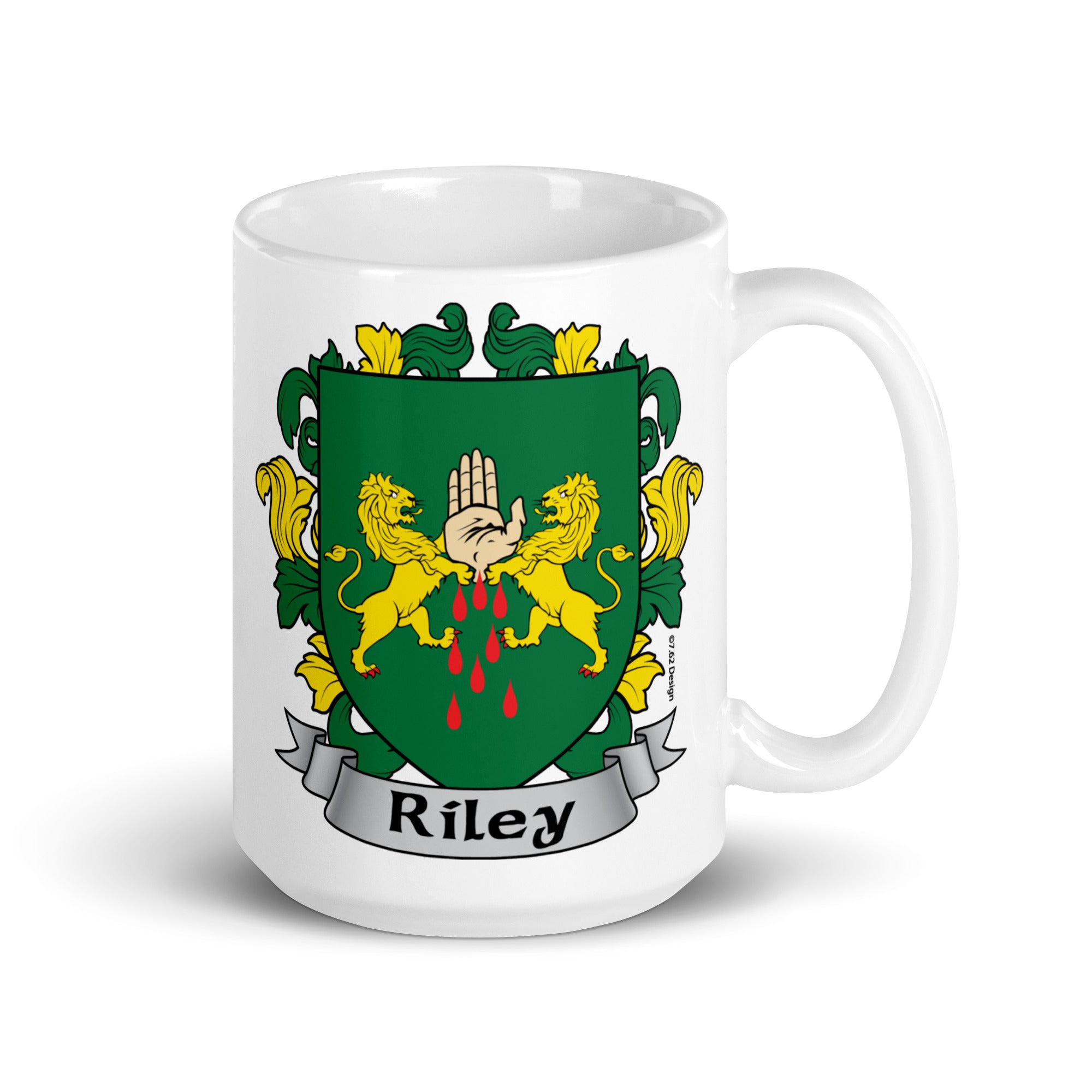 7.62 Design Riley tazza mug 15oz stemma irlandese