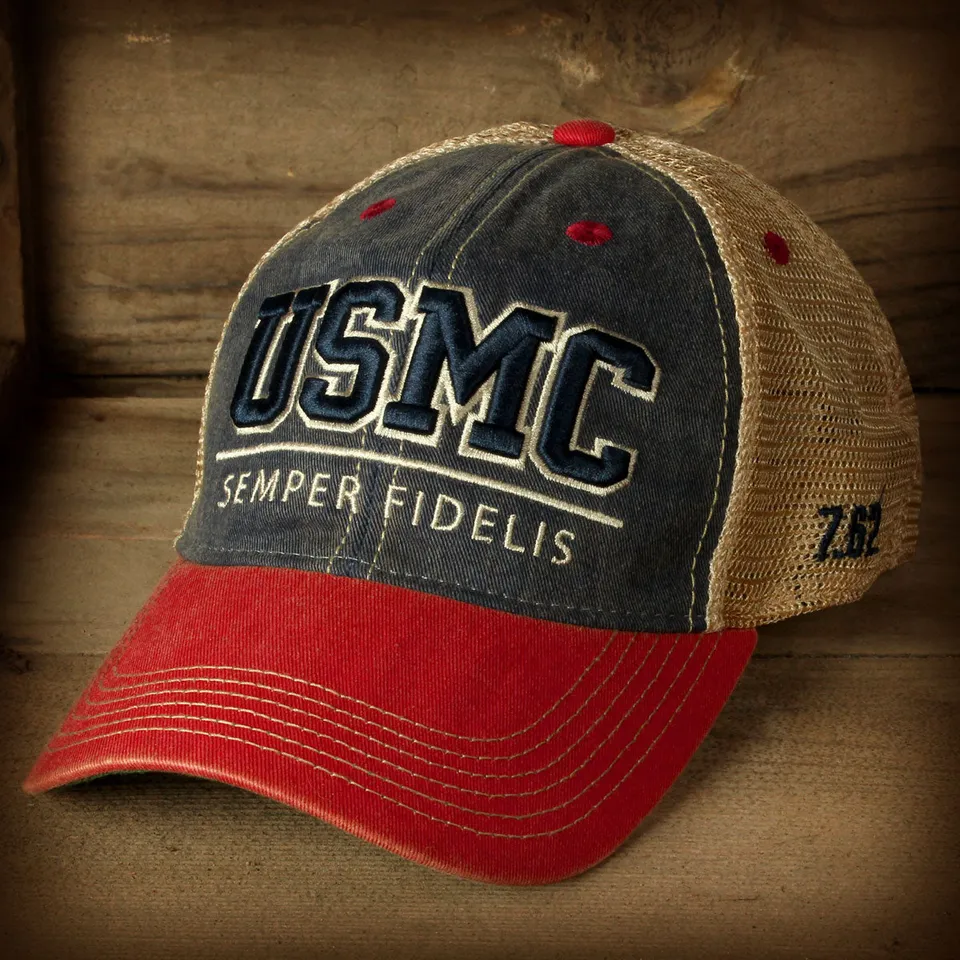 7.62 Design Semper Fidelis cappellino trucker youth blu