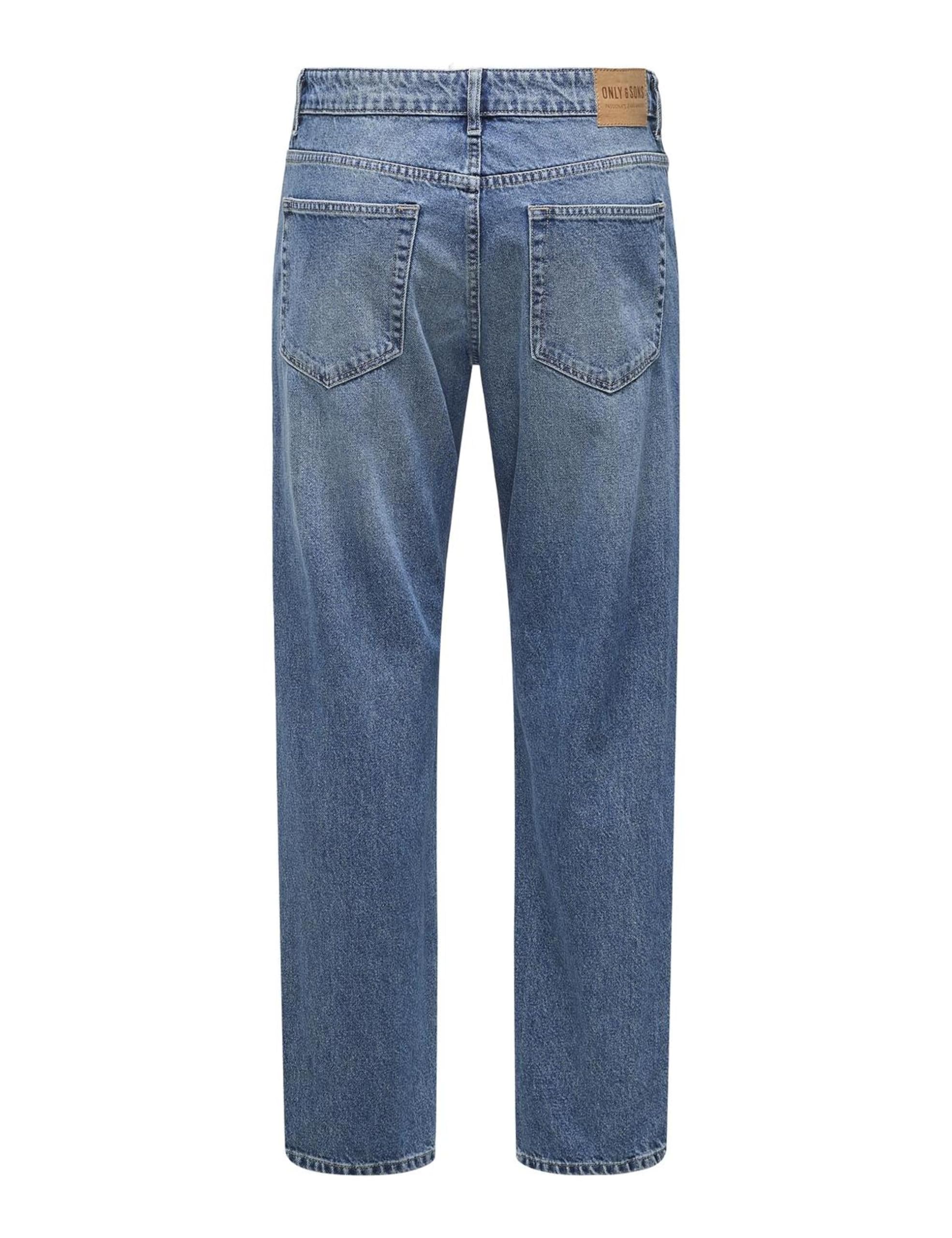 Only & Sons Onsedge Jeans Uomo Straight Nero 33W/32L