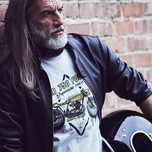 Makaya T-Shirt Uomo Biker CB 750 Cotone L