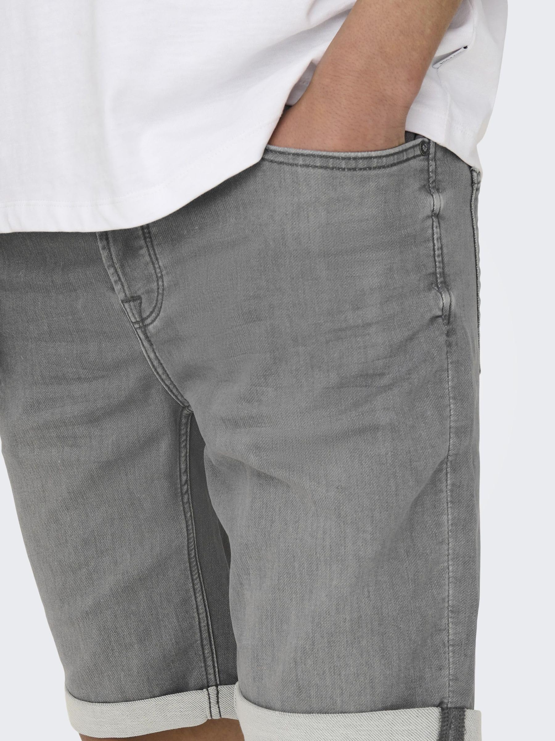 ONLY & SONS Ply Shorts Denim Blu Vita Media