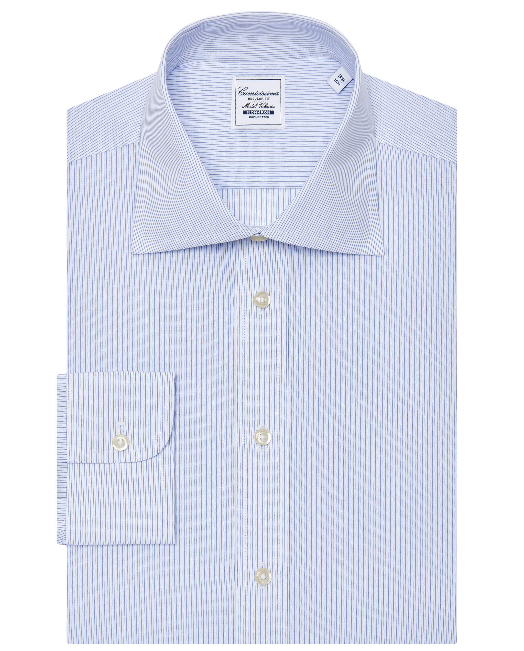 Camicissima Non Iron Valencia Camicia Righe Azzurre Regular