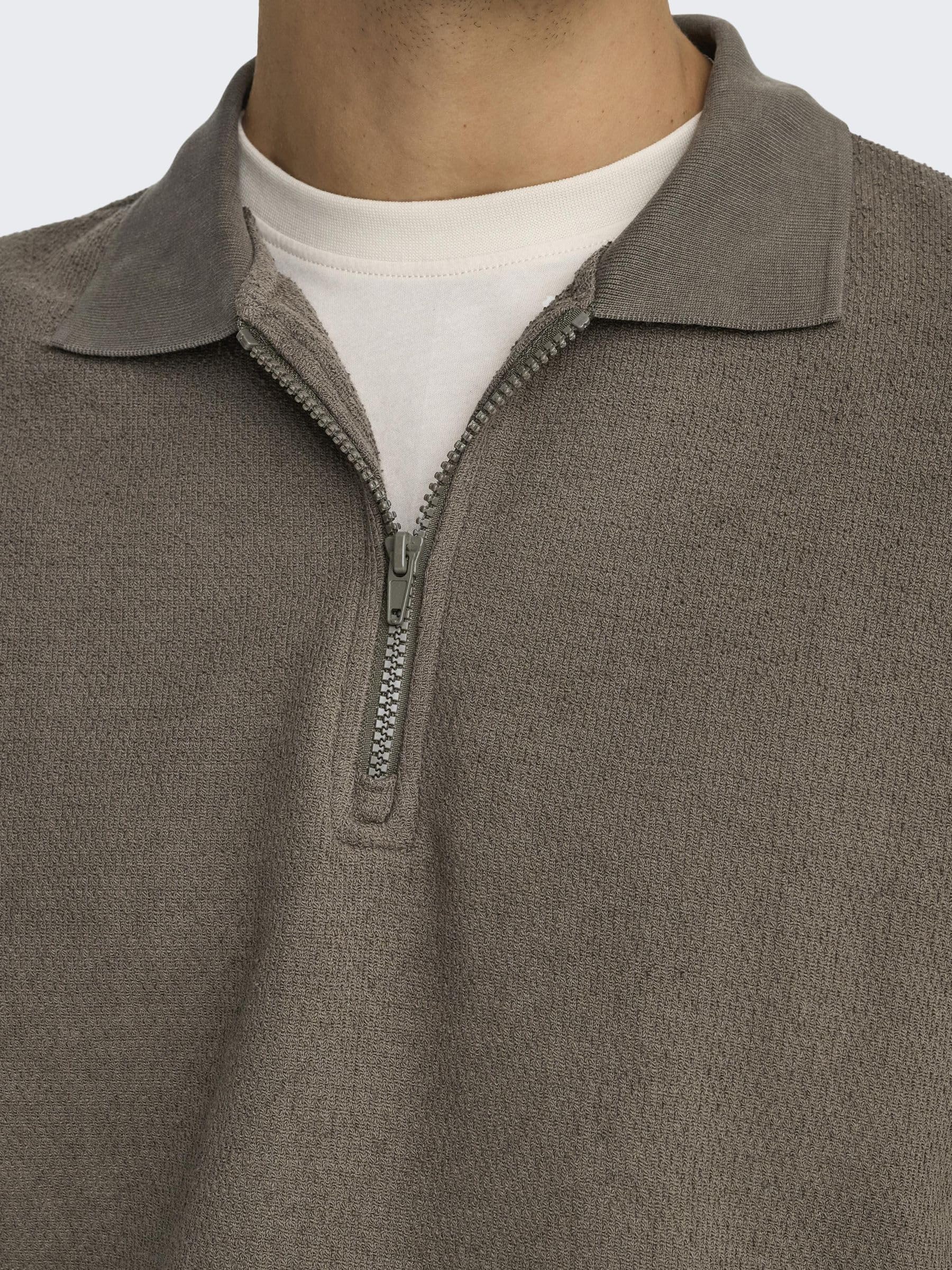 Only & Sons Onstrevor Reg LS Polo Uomo XXL manica lunga