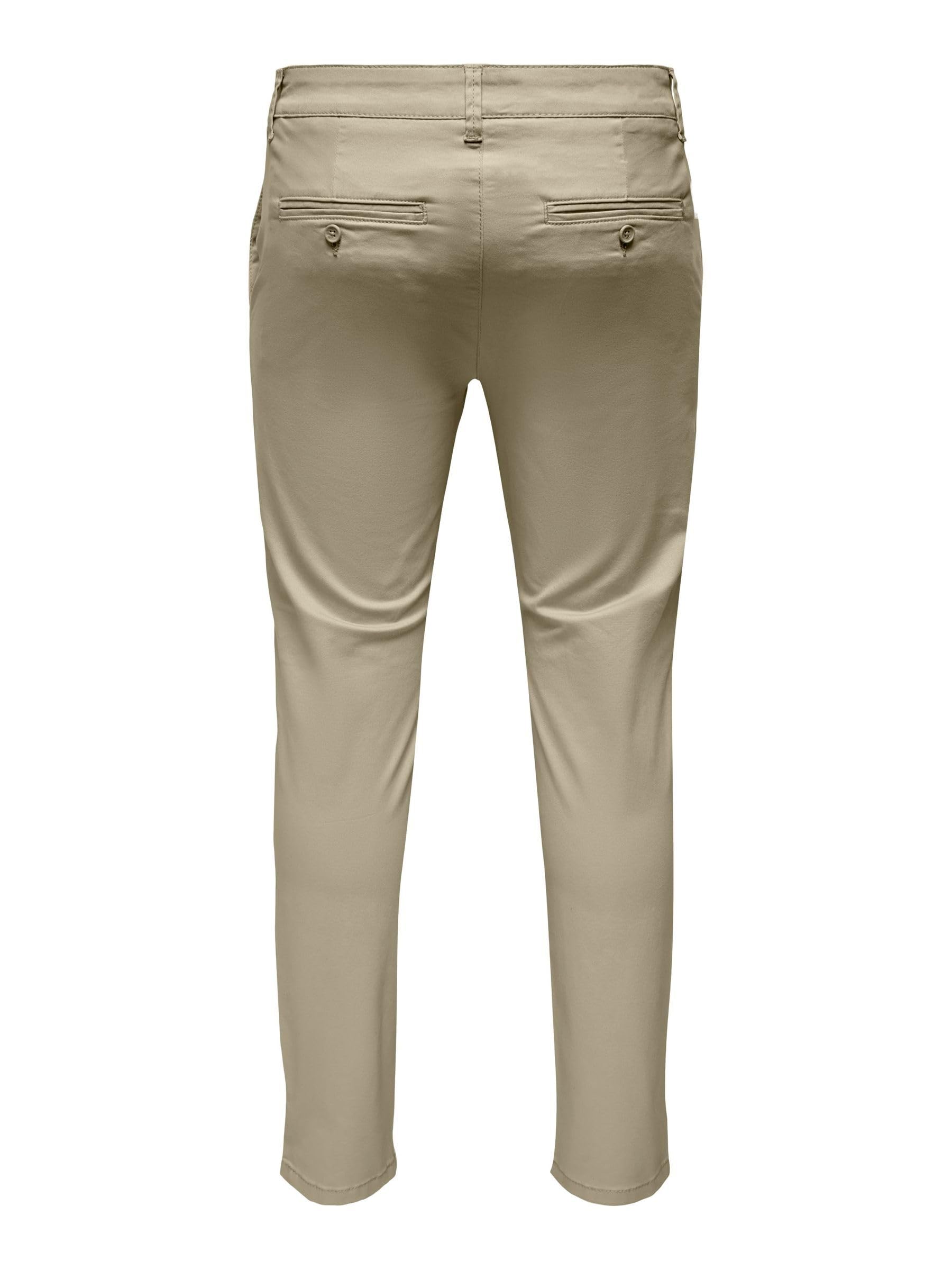 Only & Sons Onsmark Pete Slim Chino pantaloni uomo nero