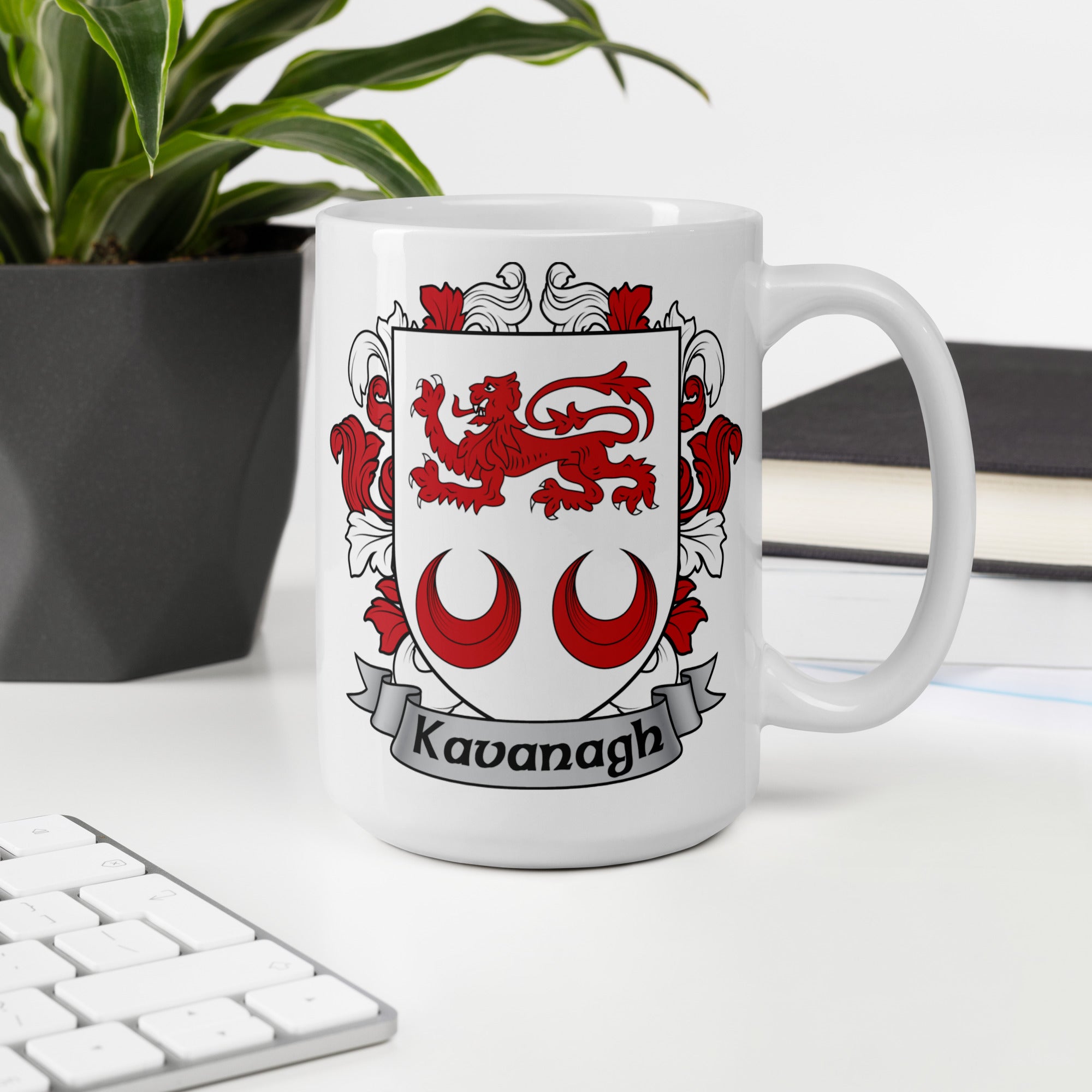 7.62 Design Drinkware Tazza Kavanagh Coat of Arms Ceramica 443 ml