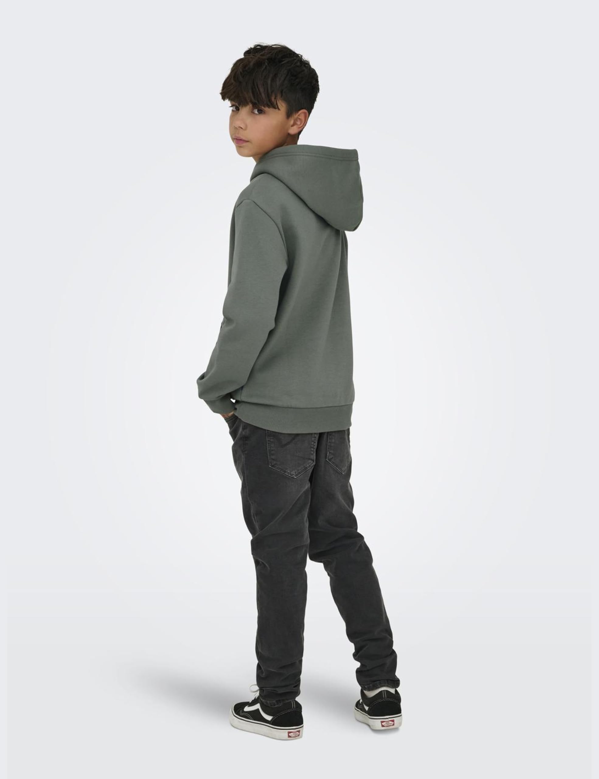 Only & Sons Osjceres Felpa Bambino 134 Castor Gray