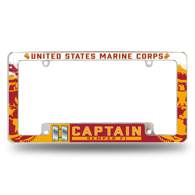 7.62 Design USMC O-3 Captain portatarga cromo 15x31 cm