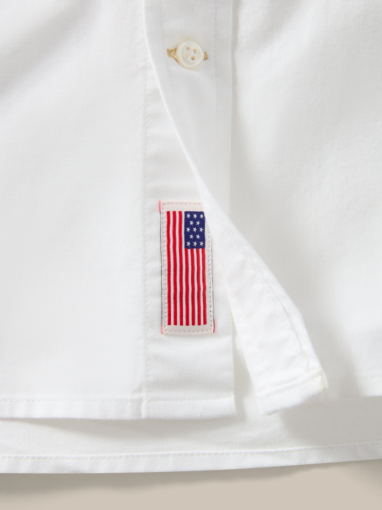 Robert Talbott George camicia oxford bianca cotone