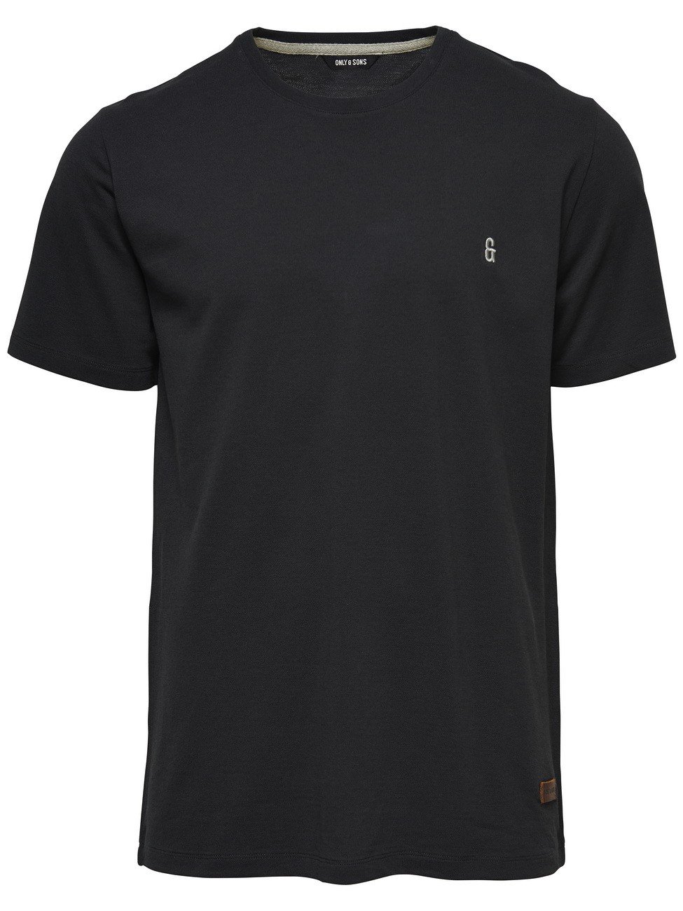 Only & Sons 22000785 T-shirt Uomo Nero Cotone
