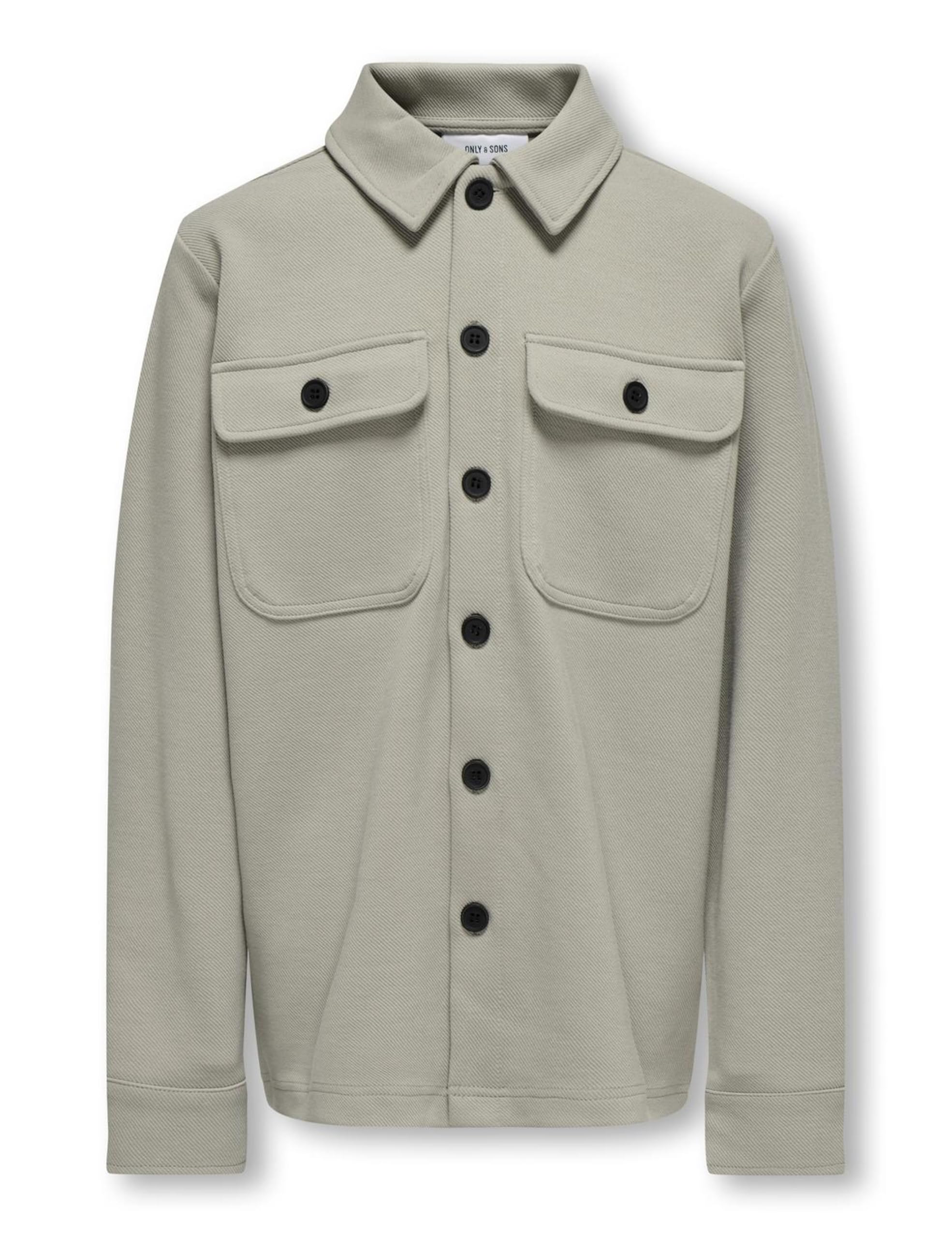 ONLY & SONS Osjnew Kodyl Overshirt Camicia Vintage Khaki felpa