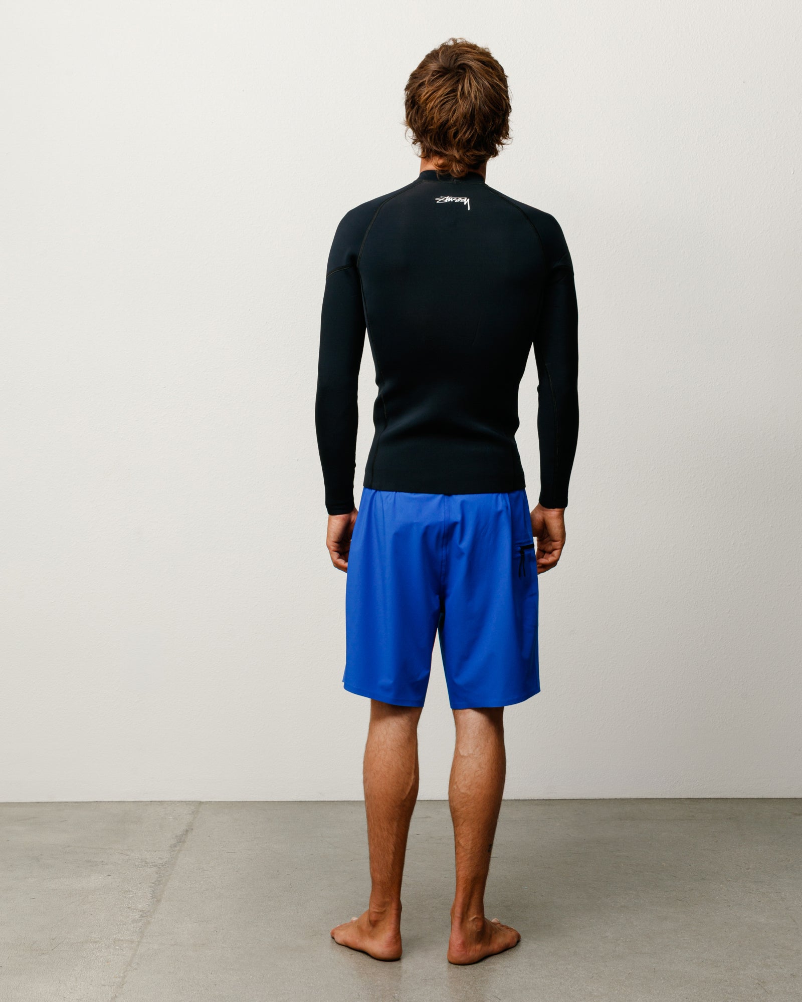 Stussy Board Short Peak costume blue nylon elastan