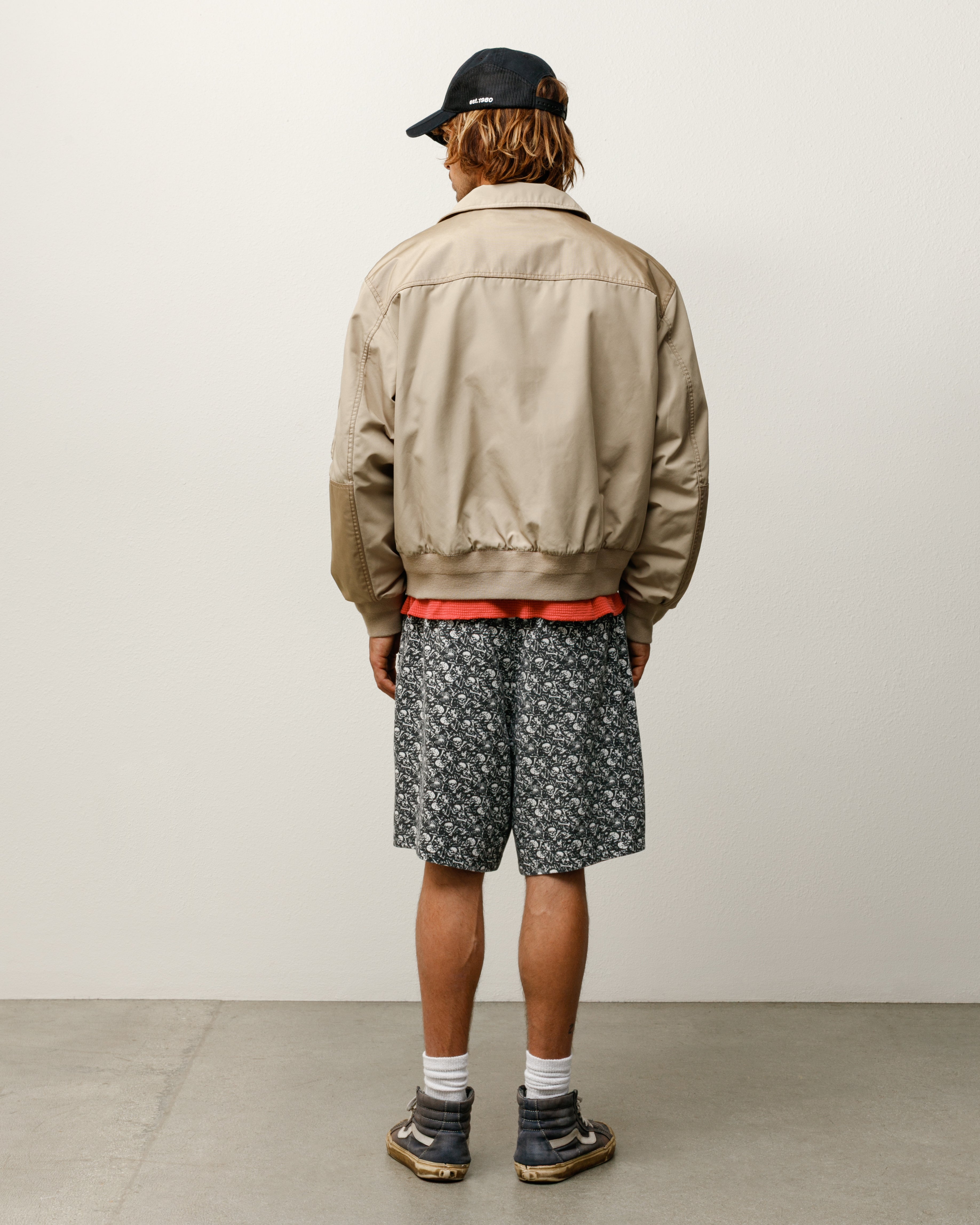 Stussy Jersey Short pantaloncini cotone Bones