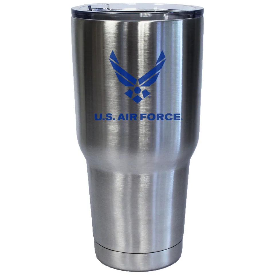 7.62 Design Drinkware Tumbler Termico USAF Logo 32oz Acciaio