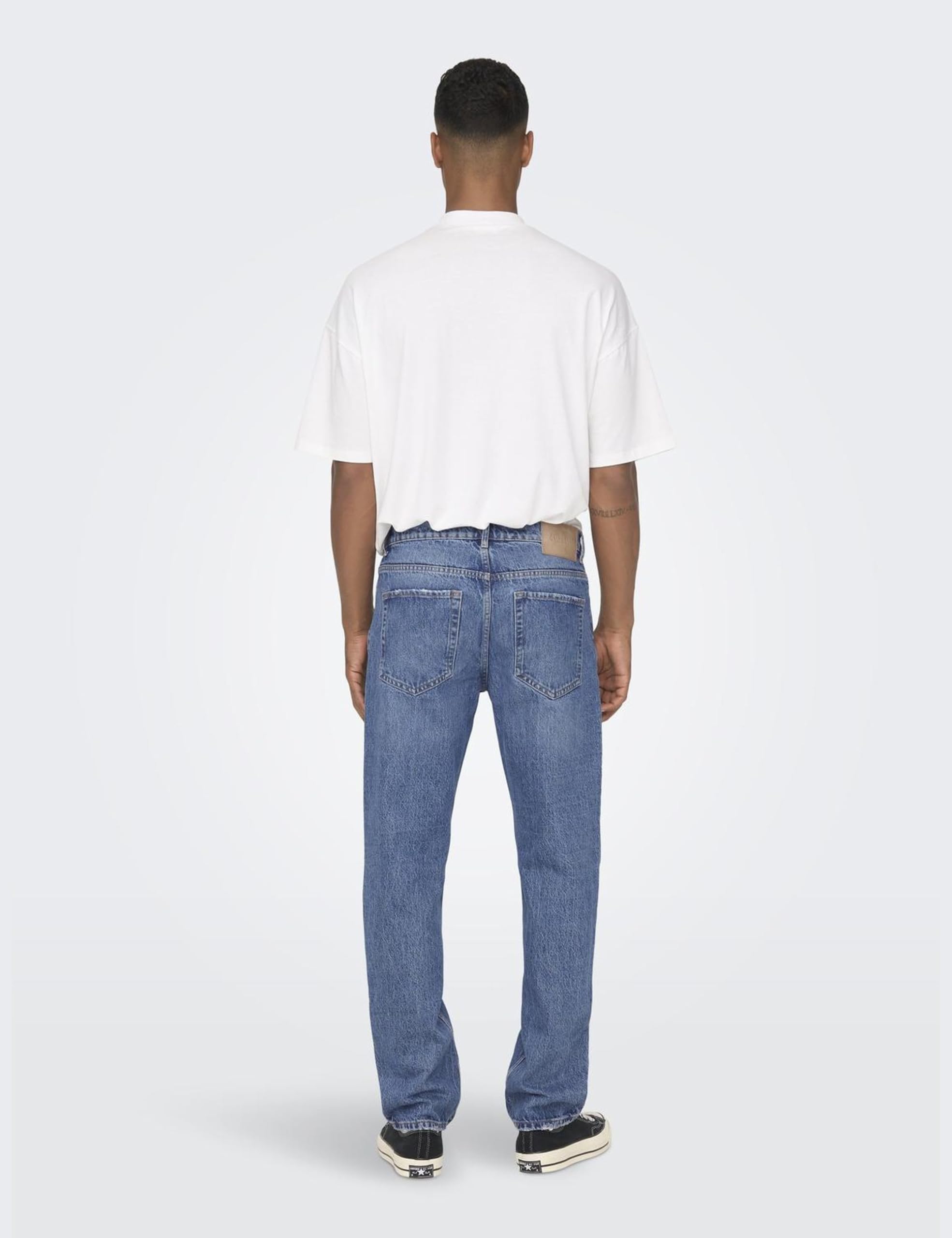 Only & Sons Onsedge Jeans Uomo Loose Medium Blue 33/30