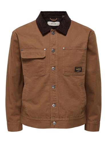 Only & Sons Onstimber Giacca Uomo Nero Taglia L Leggera