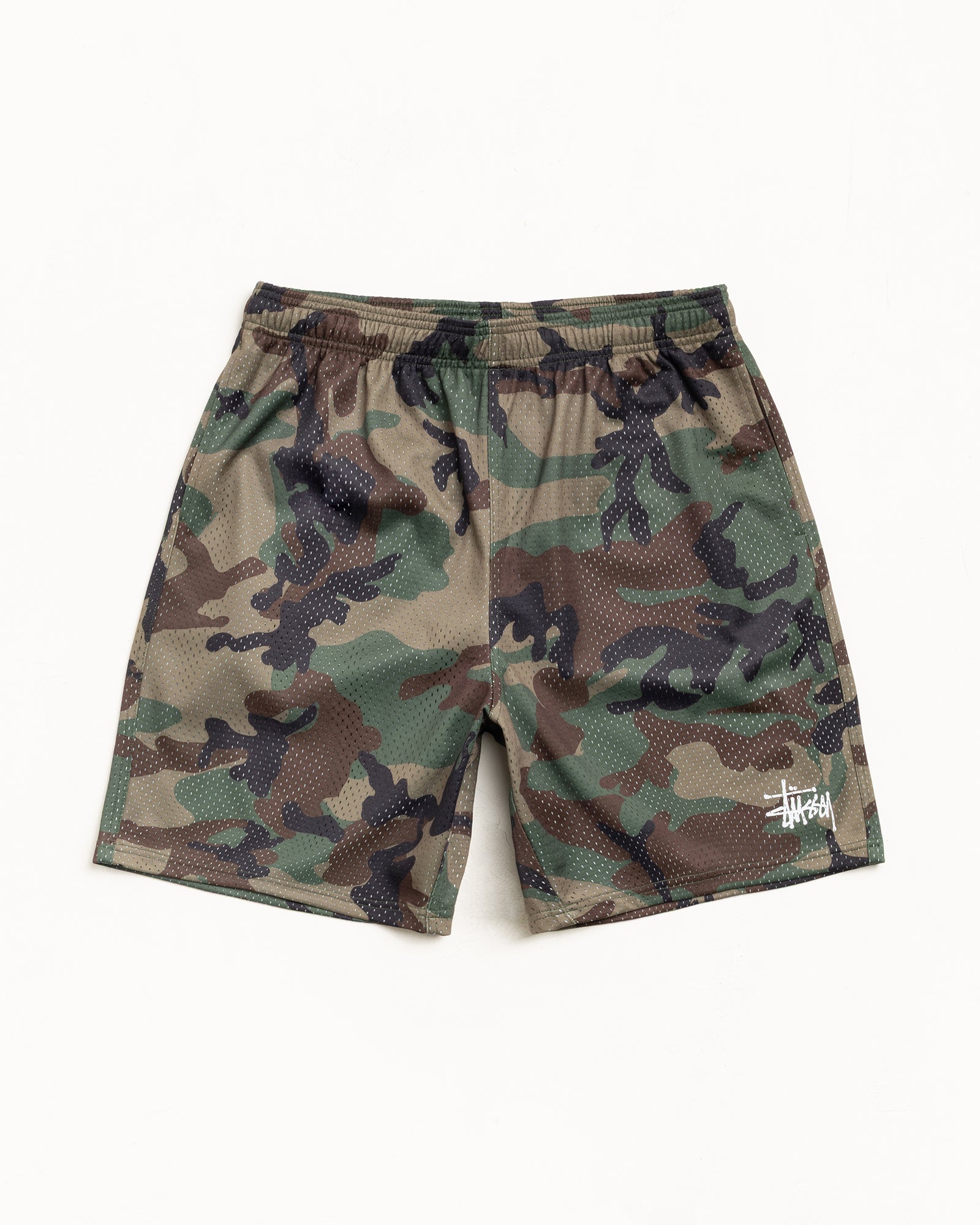 Stussy Mesh Short Basic pantaloncini camo rete doppio strato