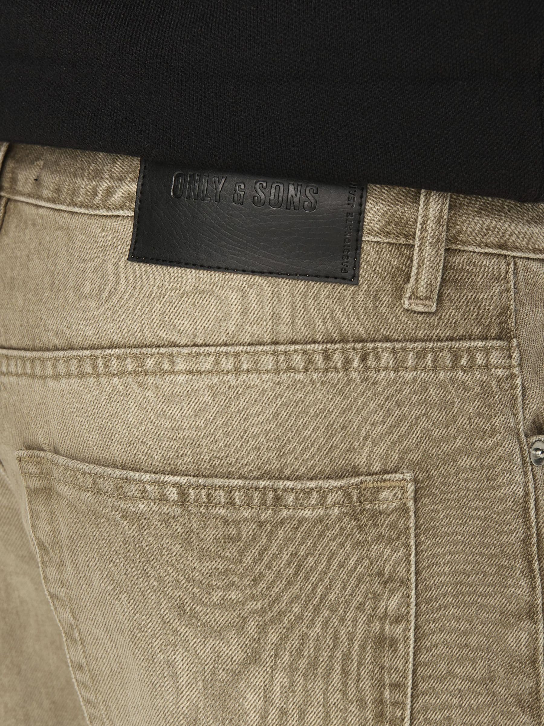 Only & Sons Onsedge jeans straight beige 29W/34L