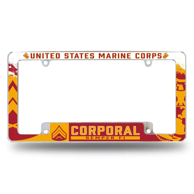 7.62 Design USMC E-4 Corporal Cornice Targa Cromata Zinco