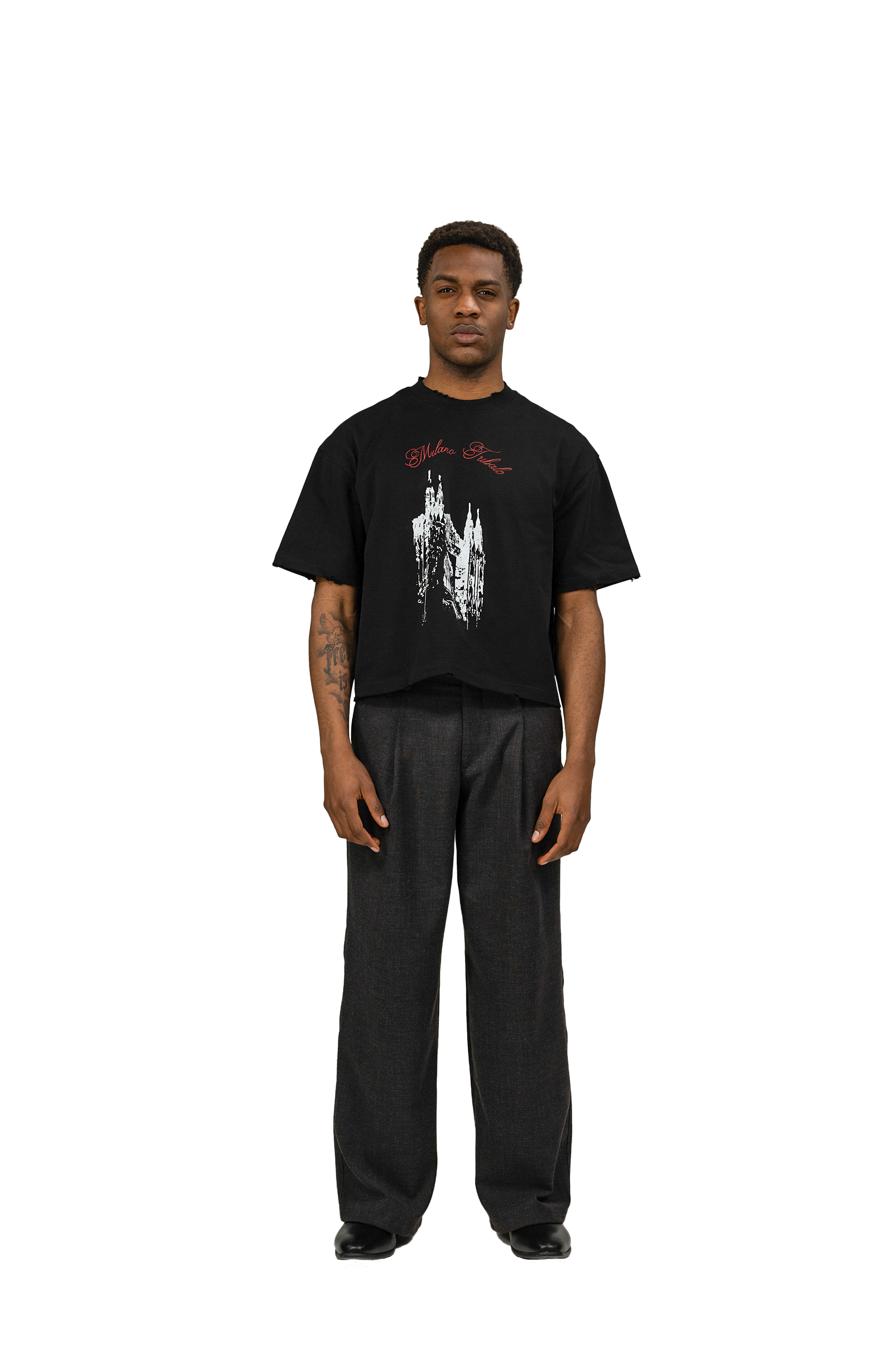 Tiat Milano tribale Black Tribal Milan t-shirt nera