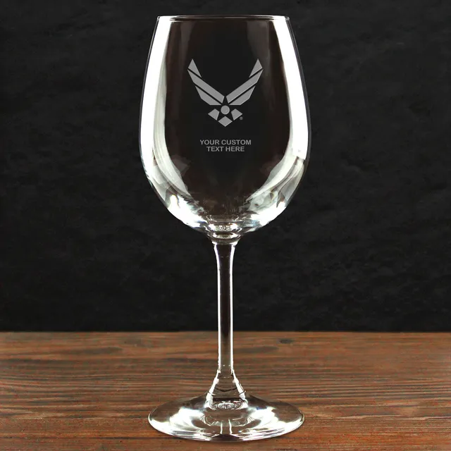 7.62 Design US Air Force calice vino 16oz personalizzato
