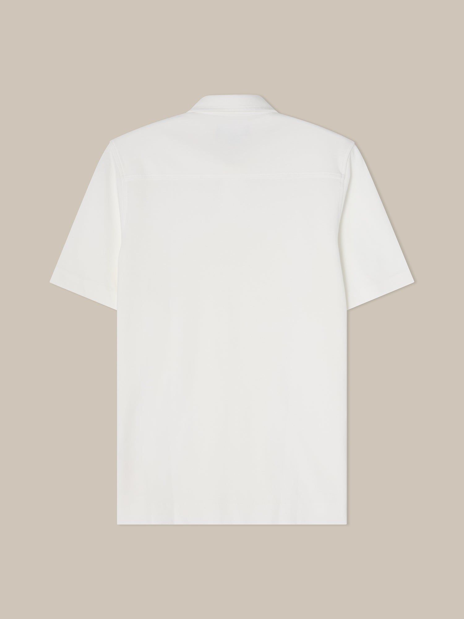 Robert Talbott Walker polo cotone bianca Classic White taglia L