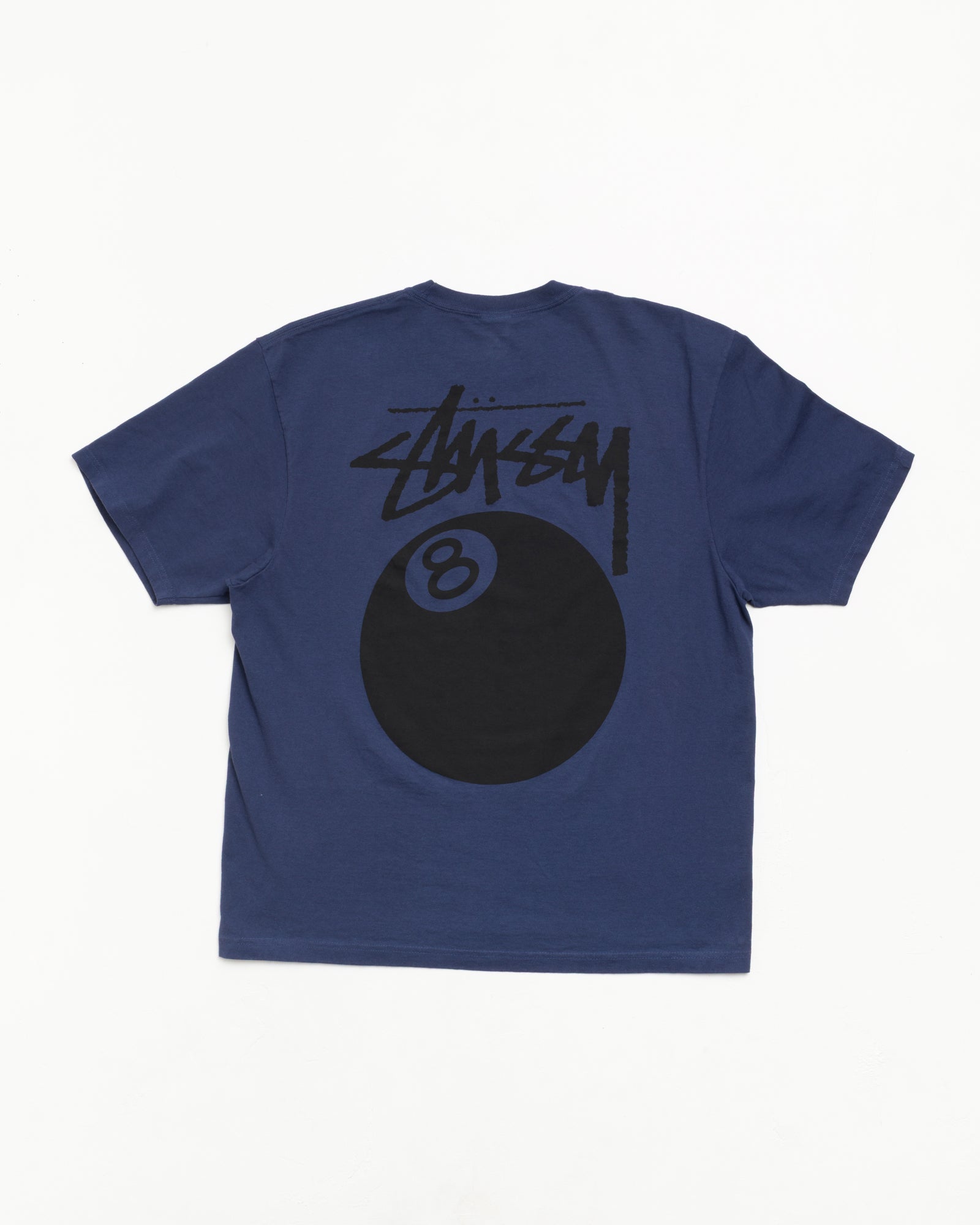 Stussy 8 Ball Tee maglietta midnight oversize cotone