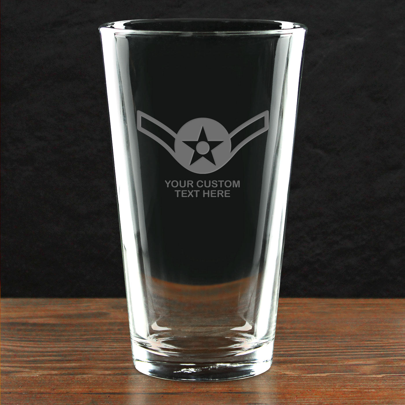 7.62 Design Drinkware US Air Force bicchiere pinta 473 ml personalizzato