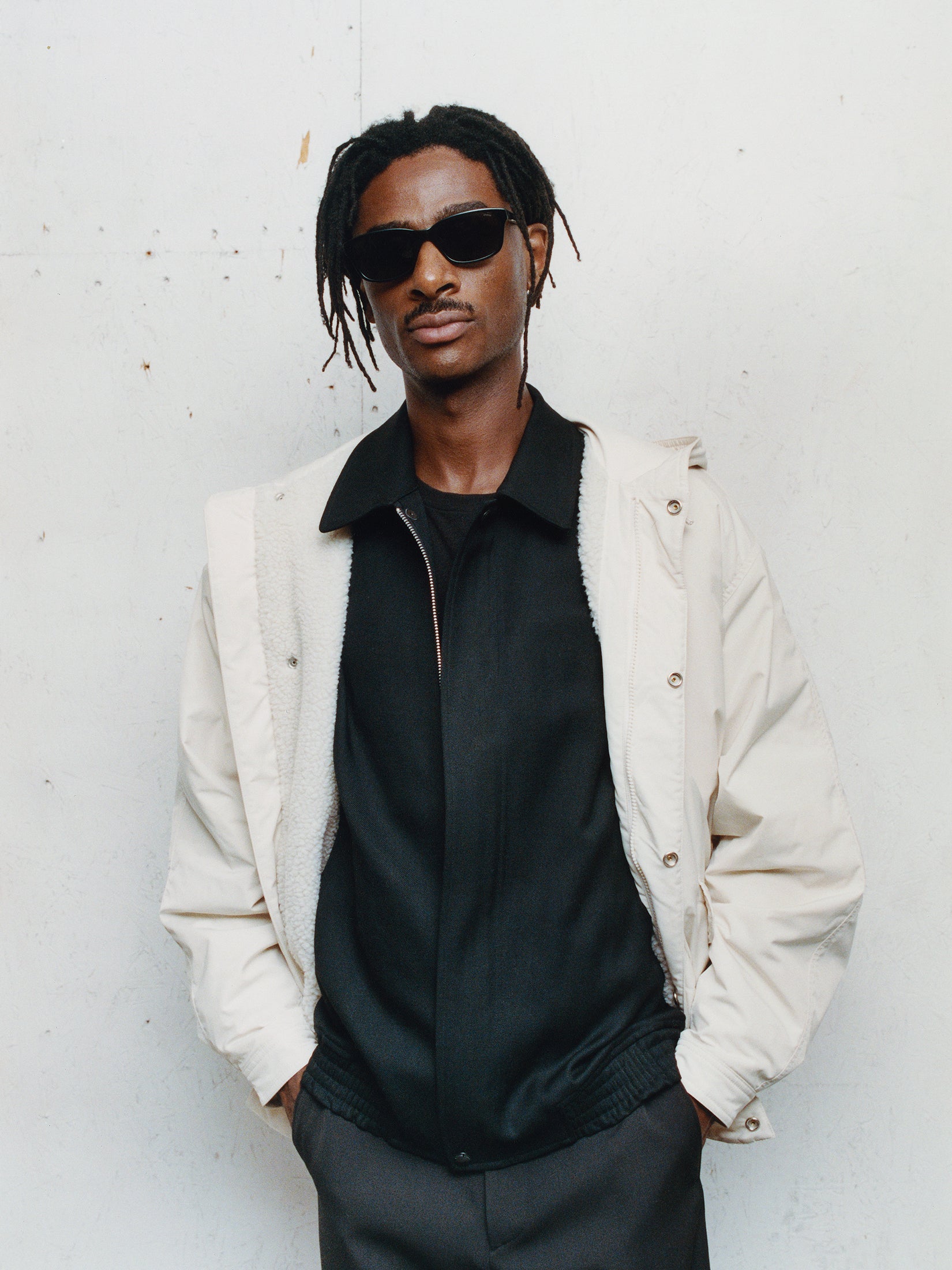 Stussy Flight Parka Giubbotto Bone Nylon Impermeabile