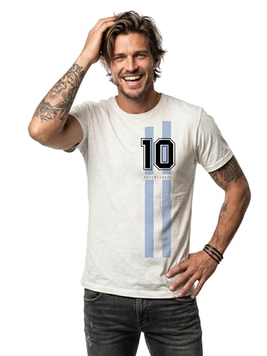 MAKAYA Futbol Argentina Numero 10 maglietta uomo XL 100% cotone