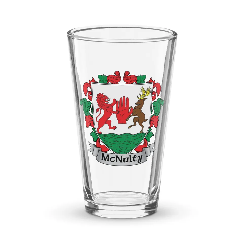 7.62 Design McNulty bicchiere pinta vetro 473 ml stemma