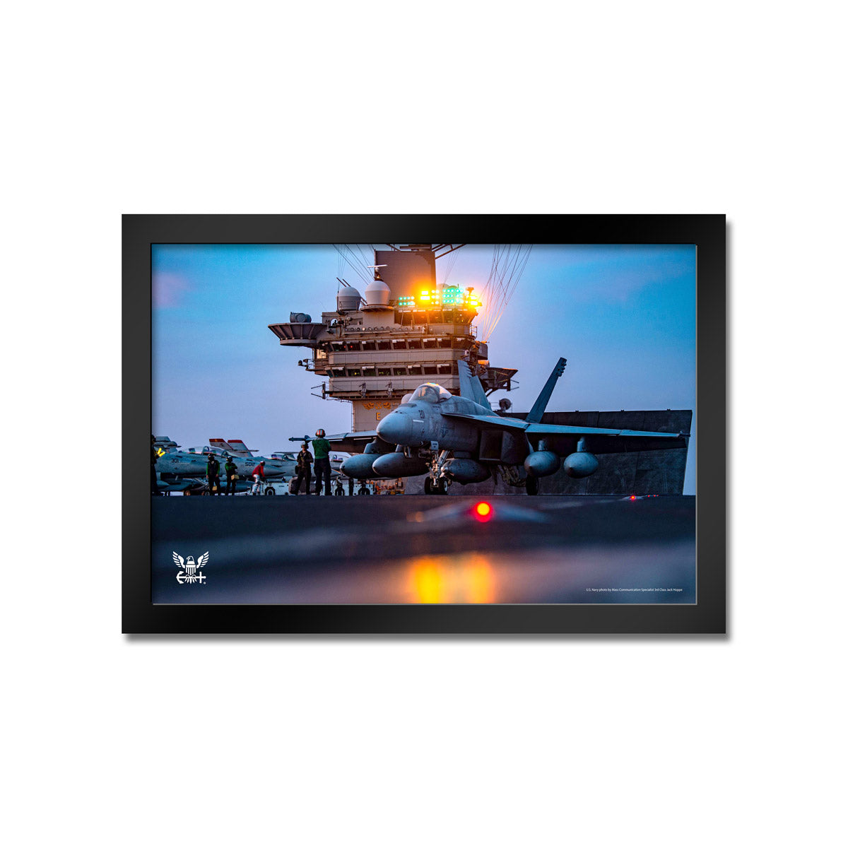7.62 Design Navy F-18 Stampa Incorniciata 14x20 Catapulta