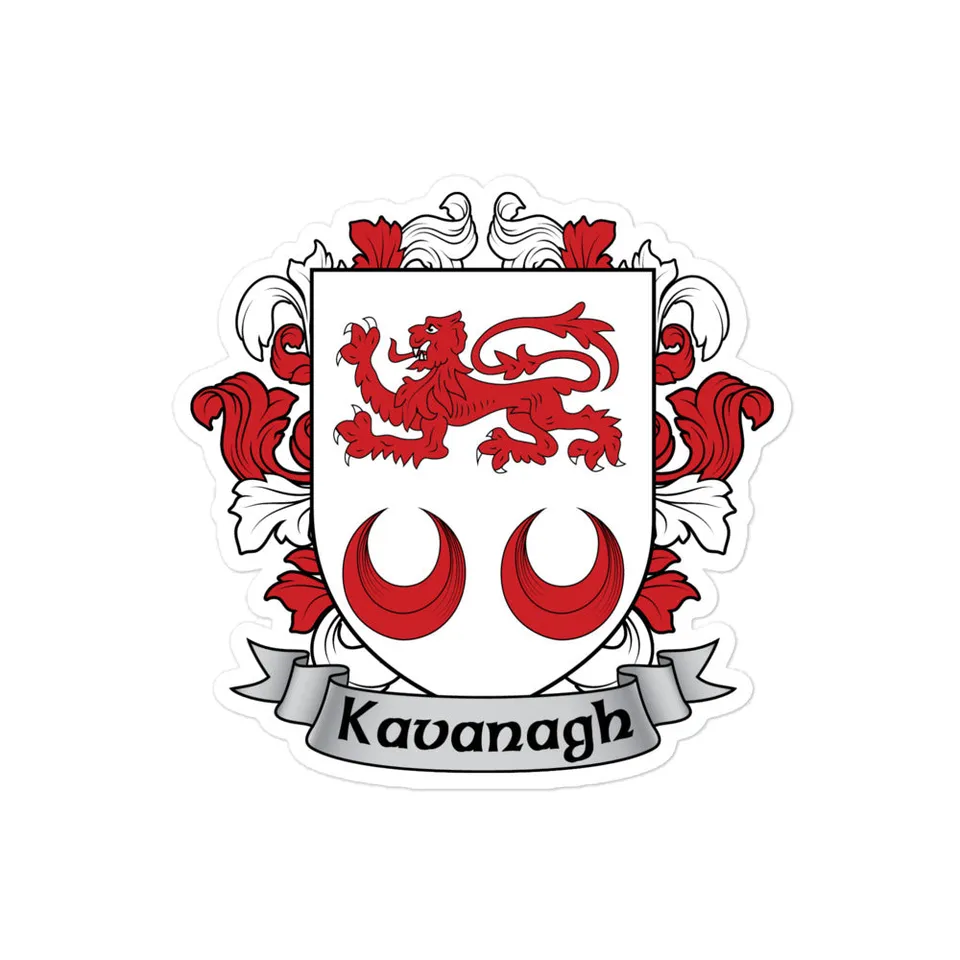 7.62 Design Kavanagh Irish Coat of Arms sticker vinile 10x10