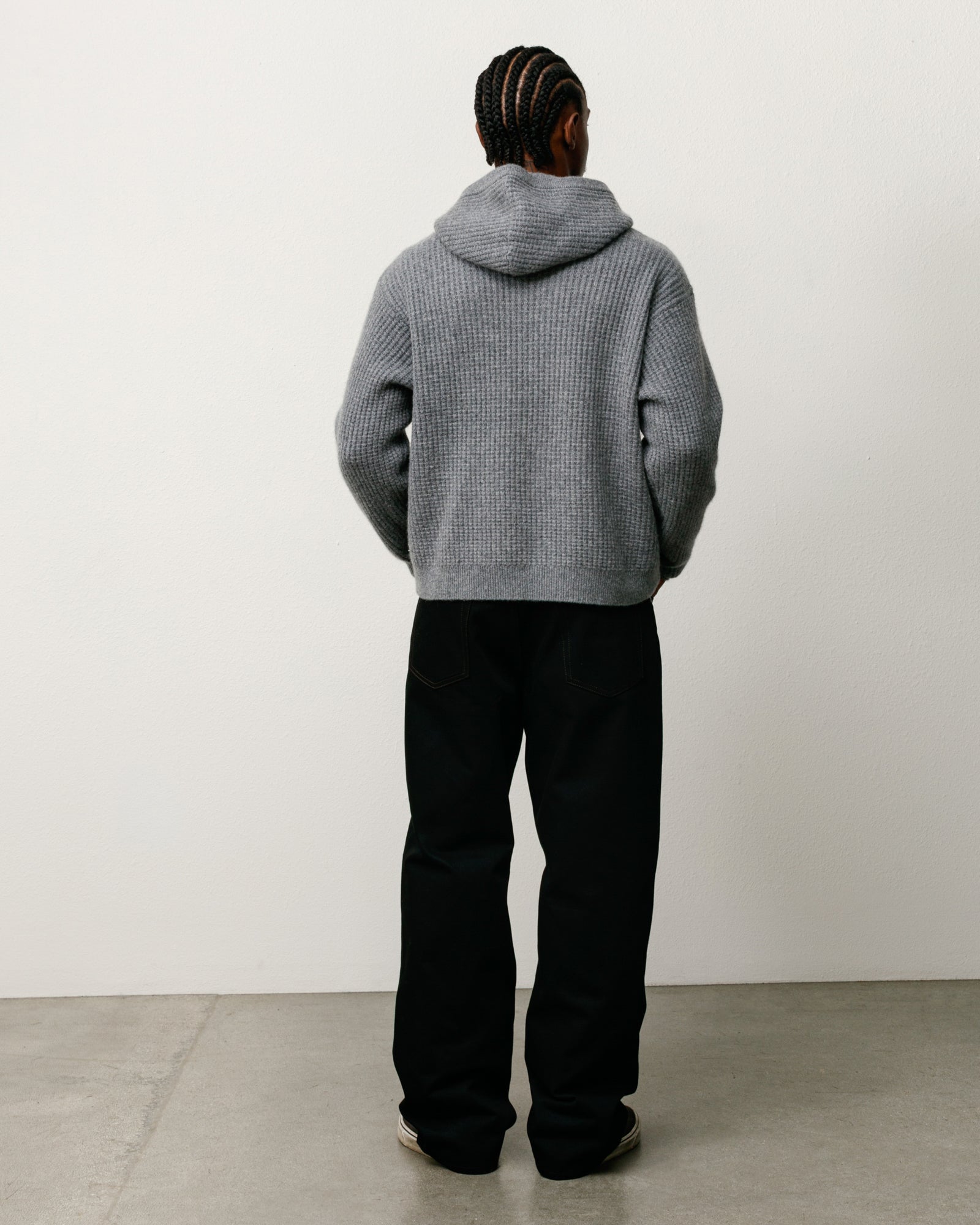 Stussy Big Ol Jean Denim Raw Black 100% Cotone