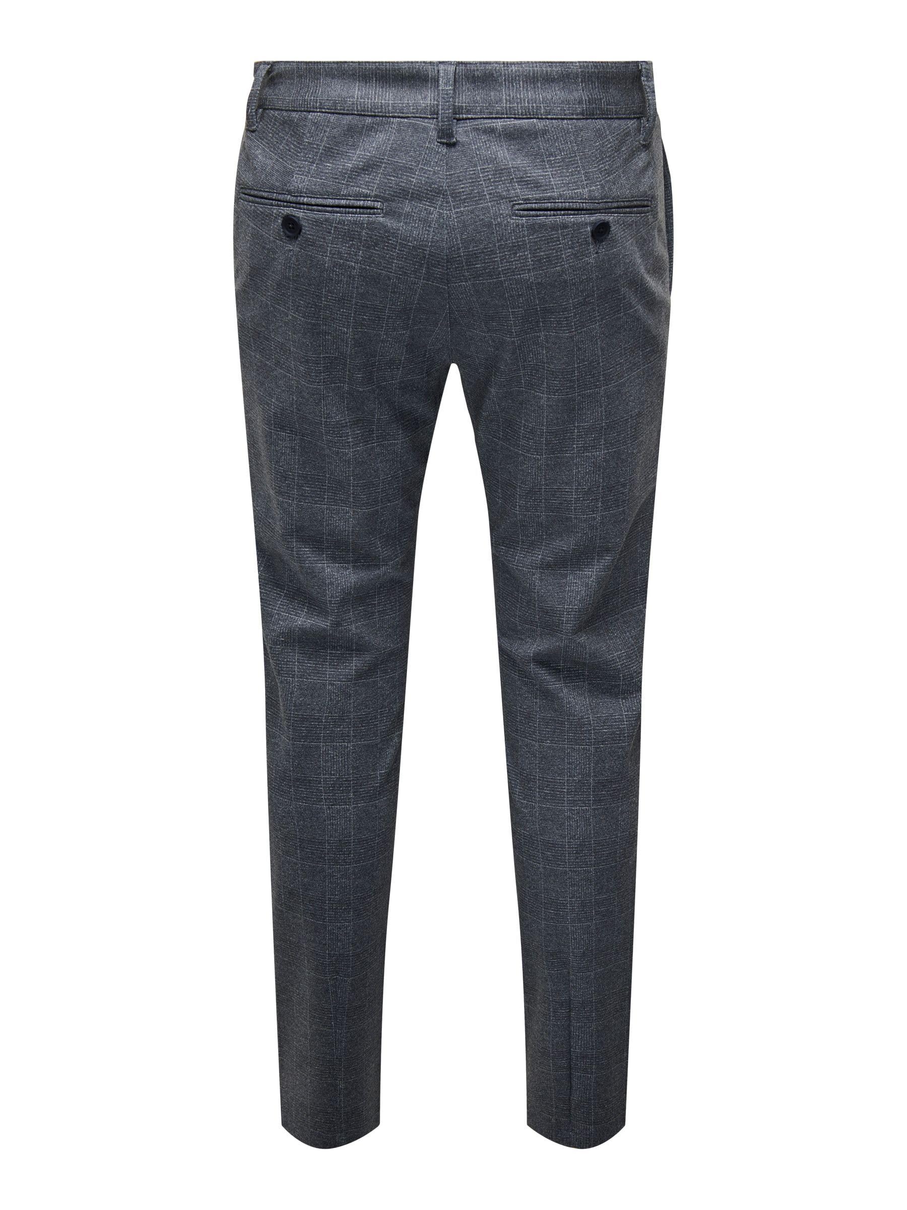 Only & Sons Onsmark 9887 Pantaloni Uomo Slim Blu 36W/34L