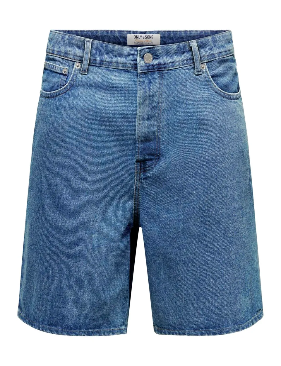 Only & Sons Onsfade Pim Shorts Pantaloncini Denim Blu Medio M