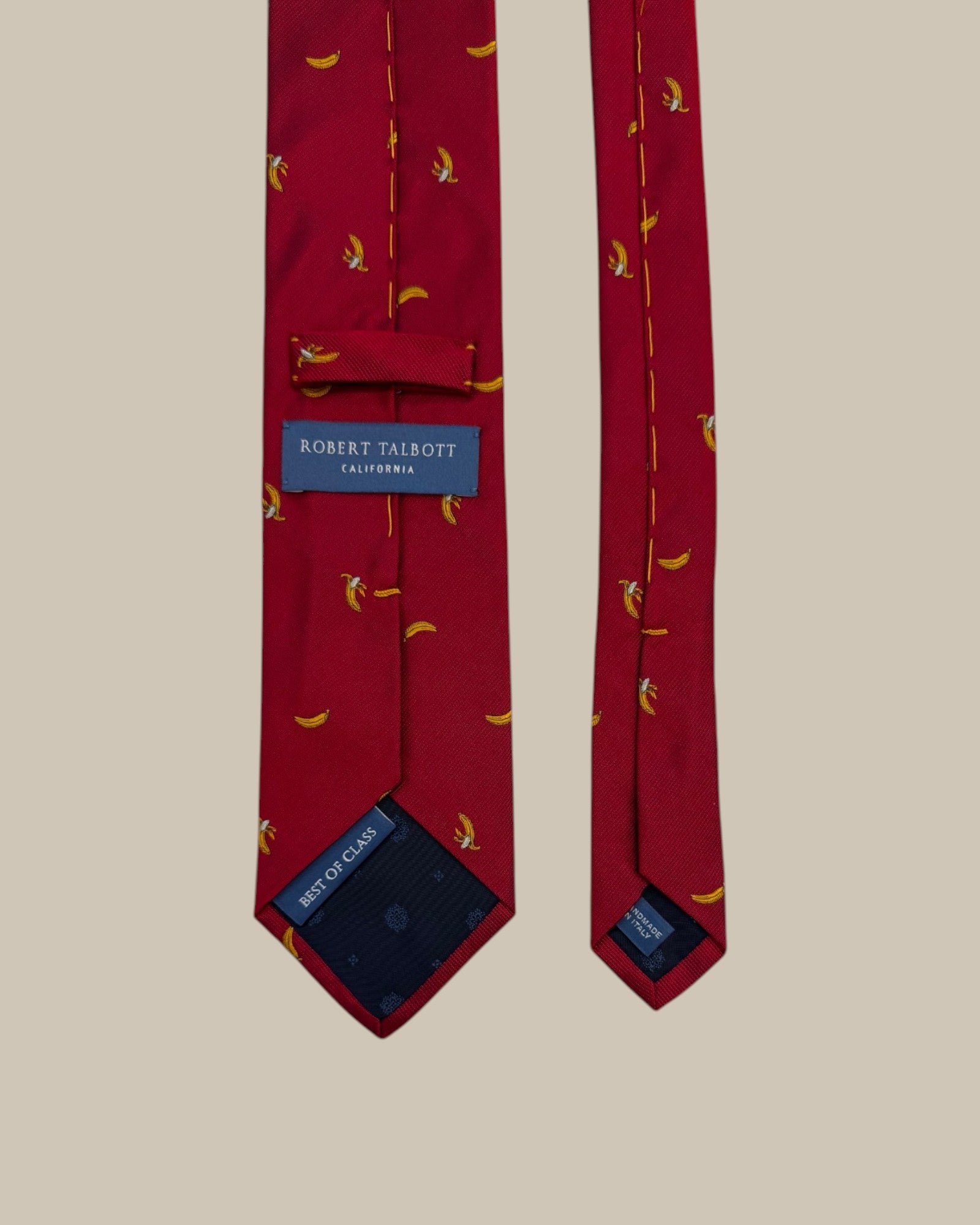 Robert Talbott Robert Best of Class cravatta seta rossa REG