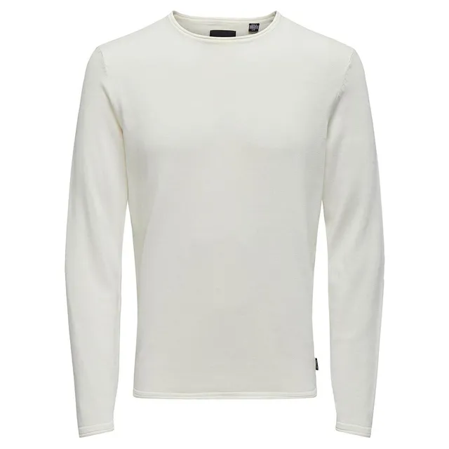 ONLY & SONS maglione lavorato uomo taglia S girocollo