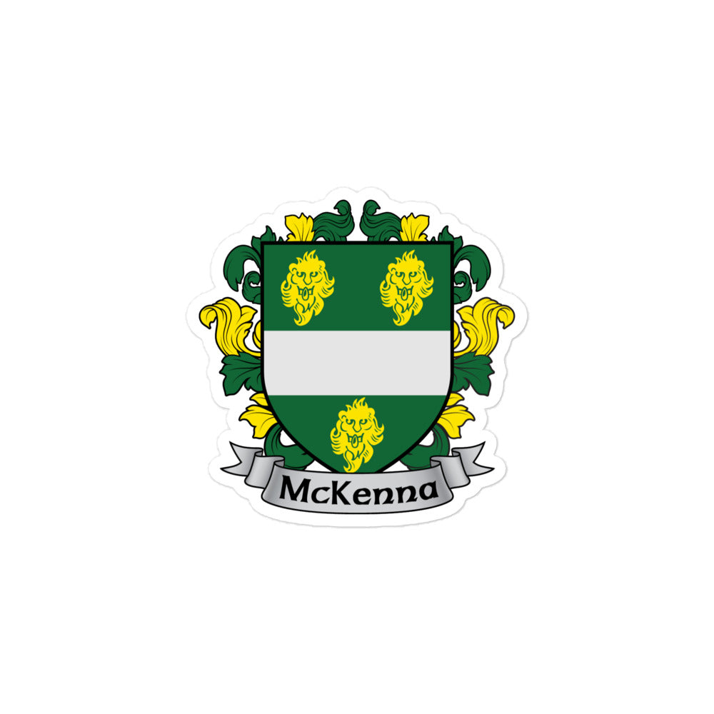 7.62 Design McKenna stemma irlandese adesivo vinile 3x3