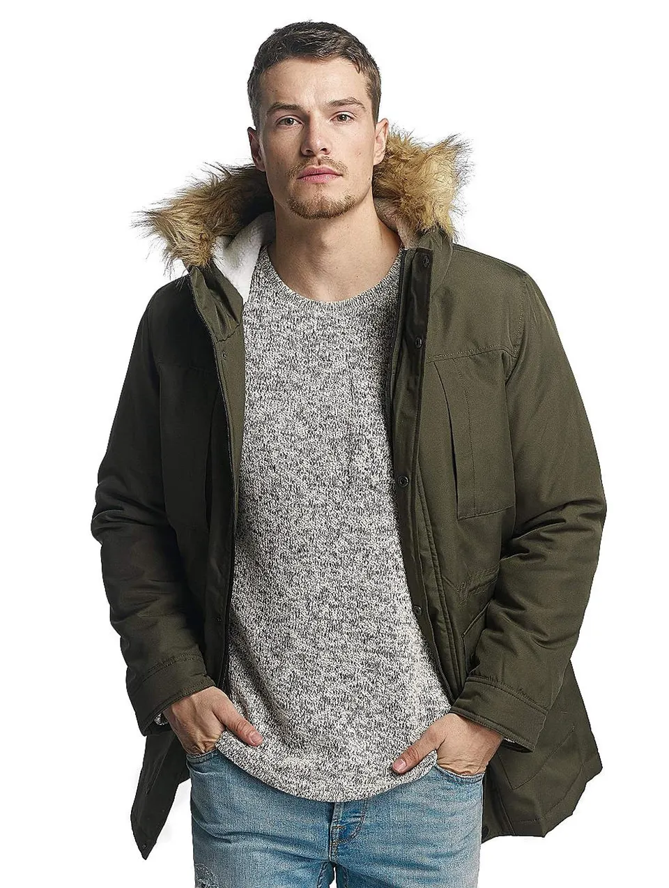 Only & Sons Onseskil Parka Giacca Uomo Verde M imbottita