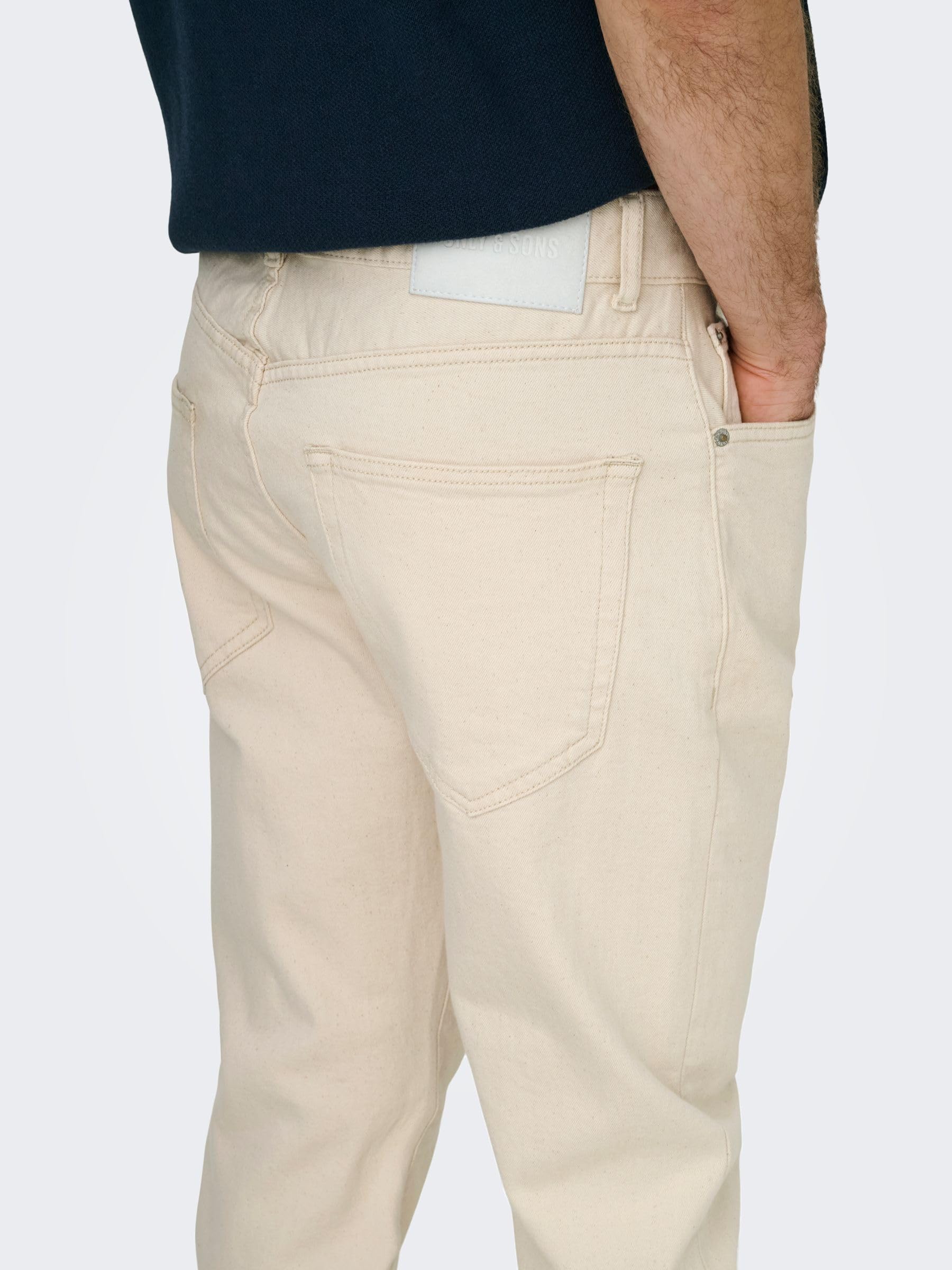 Only & Sons Onsyoke Tapered Ecru 7315 Jeans 30W/30L chiari