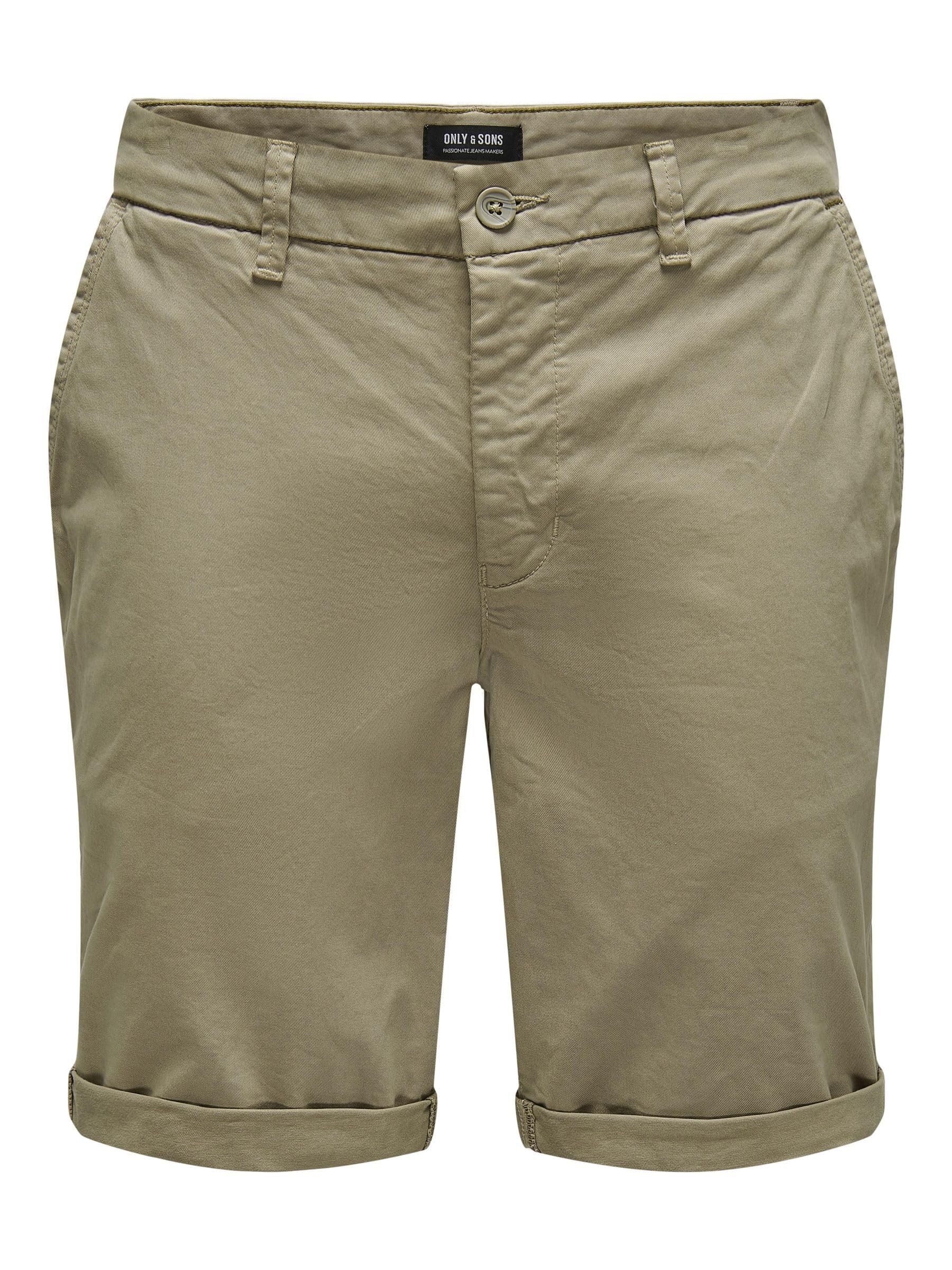 Only & Sons Onspeter shorts uomo XL cotone elastan