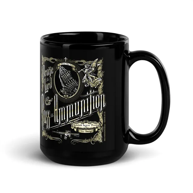 7.62 Design Praise The Lord Tazza ceramica nera 15oz