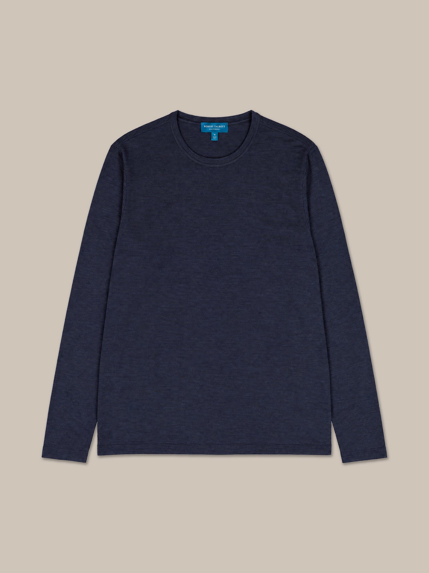 Robert Talbott Lawrence Maglione Navy lana seta