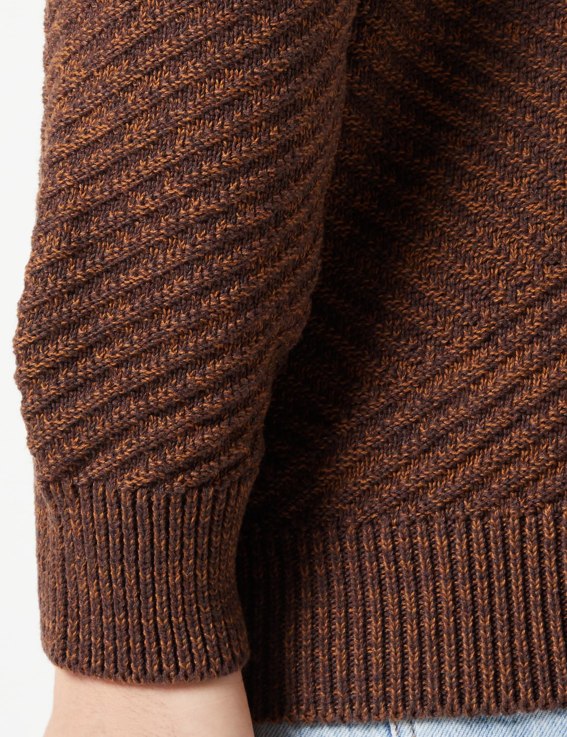 Only & Sons Onsmaurus Twist Crew Maglione Uomo XS Marrone
