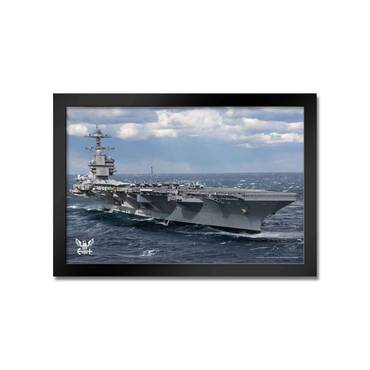 7.62 Design Navy Portaerei Stampa Incorniciata 35x50